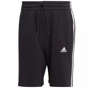 New Adidas Black Fleece Shorts Shorts Mens 3 Stripe Design IB4026 size‎ 2X-T